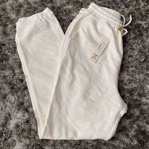 Meshki Off White Joggers